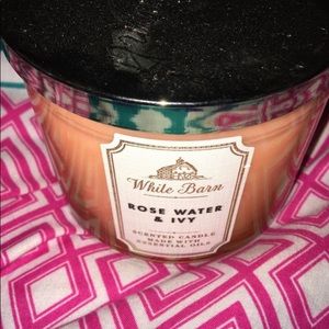 Rose water candle
